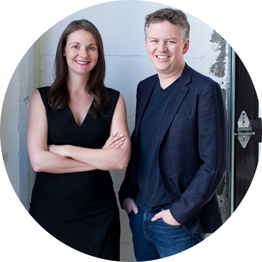 Matthew Prince, cofundador y director general, y Michelle Zatlyn, cofundadora, presidenta y directora de operaciones de Cloudflare
